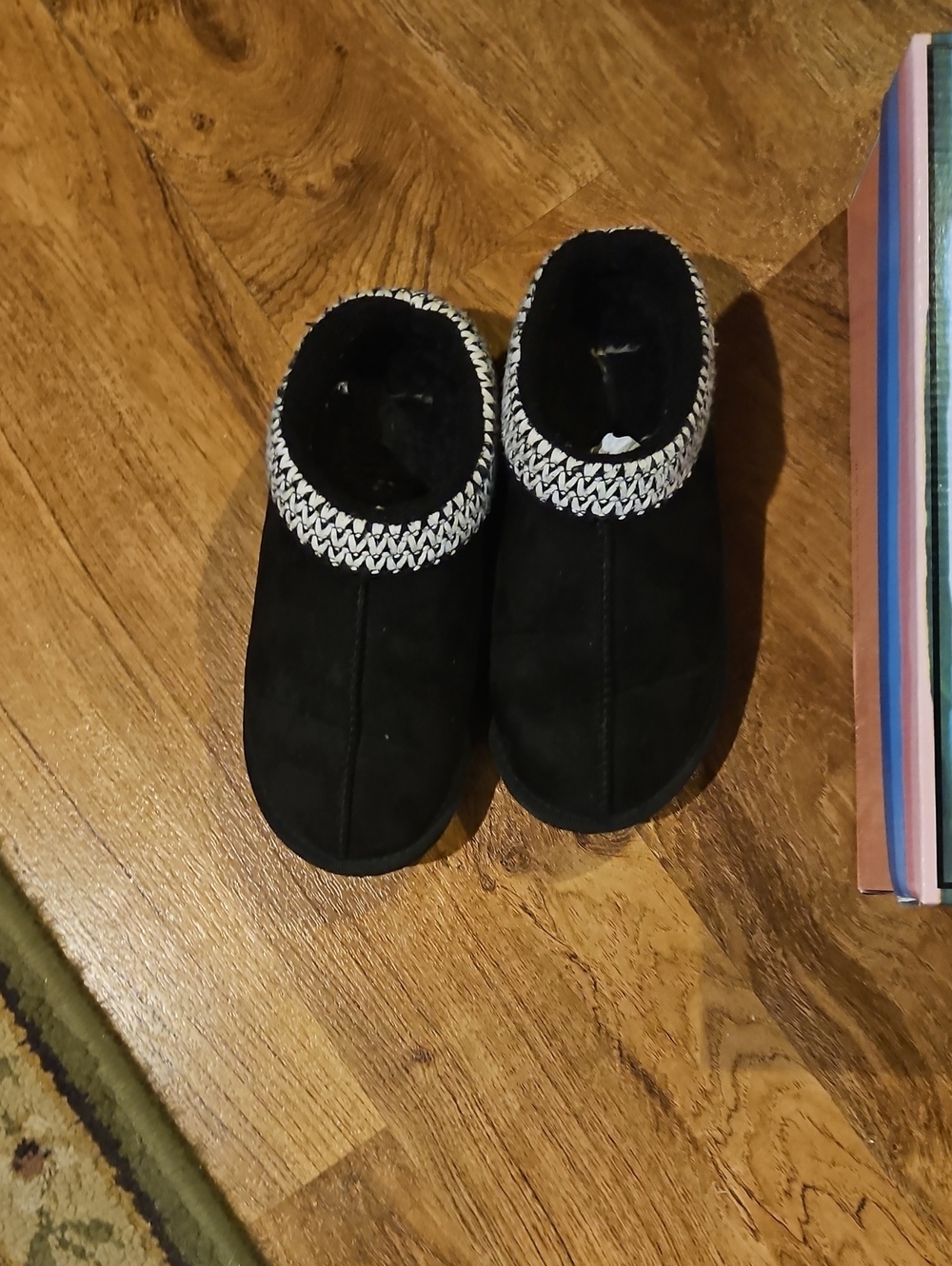 Mia Girls Downee Black Mules Size 10M